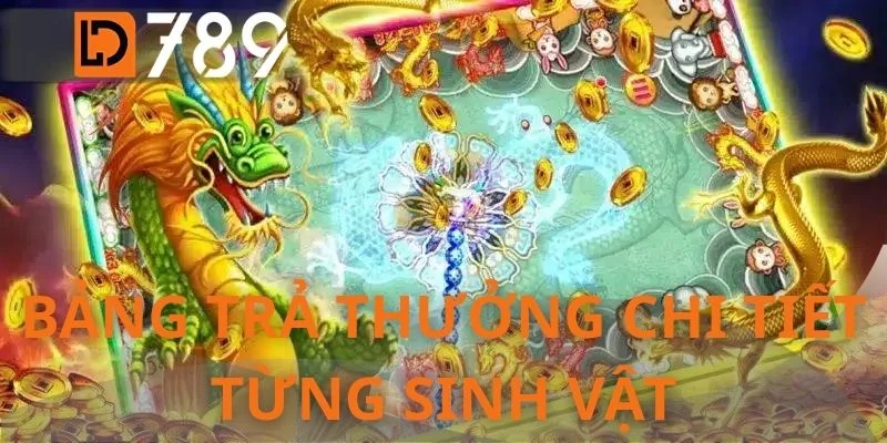 Bảng trả thưởng chi tiết từng sinh vật